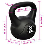 Kettlebell de 8 kg