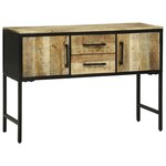 vidaXL Table console Marron 100 x 35 x 70 cm bois de manguier massif