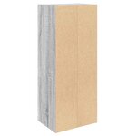 vidaXL Bibliothèque sonoma gris 31x24x77 cm bois d'ingénierie