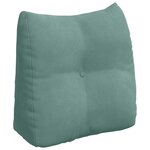 vidaXL Coussin de Dos Vert Mer 45 x 24 x 50 cm Velours