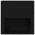 vidaXL Haut Armoire Chêne noir 80 x 33 x 150 cm Bois d'ingénierie