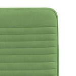 vidaXL Chaises à manger lot de 2 Vert clair Velours