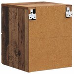 vidaXL Cabinet de chevet mural Bois ancien 34 5 x 33 x 40 cm