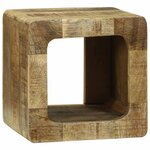 vidaXL Meuble TV 2 Pièces Marron Bois de manguier brut massif