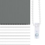 vidaXL Store zèbre gris foncé largeur du tissu 60 9 cm polyester