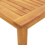 vidaXL Ensemble à manger de jardin 5 Pièces Bois d'acacia solide