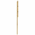 vidaXL Tête de lit 135 cm en bois massif de chêne