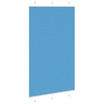 vidaXL Store plissé bleu 120x200 cm largeur du tissu 119 4cm polyester