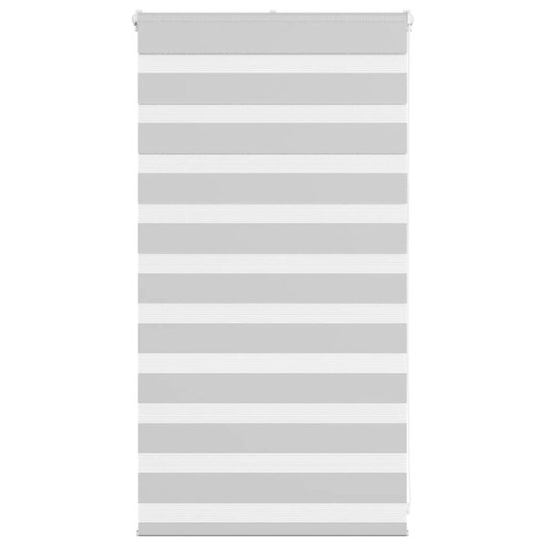 vidaXL Store zèbre gris clair largeur du tissu 80 9 cm polyester