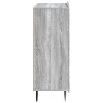vidaXL Buffet Sonoma gris 66 x 34 5 x 92 cm Bois d'ingénierie