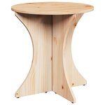 vidaXL Table basse 2 Pièces Naturel 46 x 46 x 47 cm Bois massif en pin