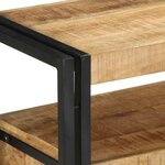 vidaXL Table console Marron 120 x 33 x 75 cm bois de manguier massif