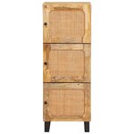 vidaXL Haut Armoire Marron 40 x 33 x 110 cm Bois de mangue massif