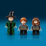 LEGO Harry Potter 76382 Poudlard: Le cours de métamorphose , livre qui révelant Hermione Granger, Ron Weasley et le professeur