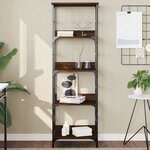 vidaXL Bibliothèque chêne marron 50x33x153 cm bois d'ingénierie