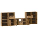 vidaXL Meubles TV 5 Pièces avec rangement ODDA bois de pin massif