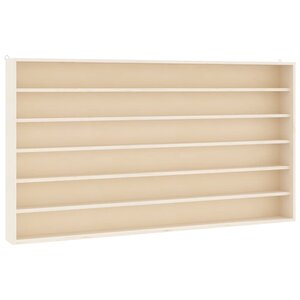 vidaXL Vitrine de collection en bois avec 6 étagères 80x8 5x55 cm