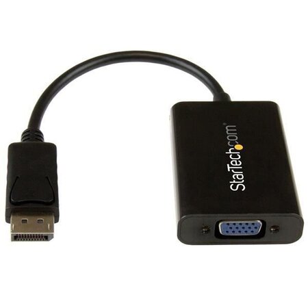 Startech.com adaptateur vidéo displayport vers vga avec audio - m/f - 1920x1200 / 1080p - noir