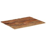 vidaXL Dessus de table rectangulaire 70x90 cm 15-16 mm Bois récupéré