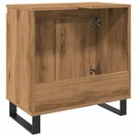 vidaXL Armoire de salle de bain chêne artisanal 58x33x60 cm