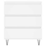 vidaXL Buffet Blanc 60x35x70 cm Bois d'ingénierie