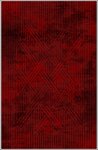 Tapis de salon FISUN 80 x 150 cm - Rouge