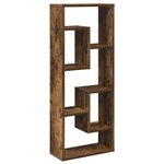vidaXL Étagère murale Chêne fumé 36x16x90 cm Bois d'ingénierie