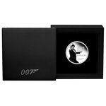 Pièce de monnaie 1 Dollar Tuvalu 2023 1 once argent BE – James Bond (Timothy Dalton)