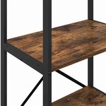 vidaXL Étagère Chêne fumé 56 x 34 x 96 cm Bois d'ingénierie