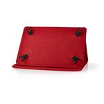 Nedis Folio Case Protection a rabat pour tablette polyuréthane rouge