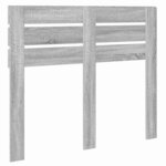 vidaXL Tête de lit Gris Sonoma 135 cm Bois d'ingénierie