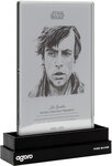 Monnaie LUKE SKYWALKER Star Wars Sketch Feuille Argent 1$ Niue 2026