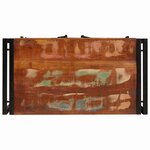 vidaXL Cabinet de chevet Multicolore Bois massif recyclé