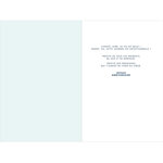Carte D'anniversaire Festive - Bleu Turquoise - Bougie En Or - A Message - 11 5 X 17 Cm - Draeger paris