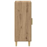 vidaXL Buffet Chêne artisanal 34 5 x 32 5 x 90 cm Bois d'ingénierie