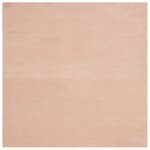 vidaXL Tapis HUARTE à poils courts doux lavable rouge clair 200x200 cm