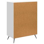 vidaXL Buffet Blanc 66 x 34 5 x 90 cm Bois d'ingénierie