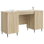 vidaXL Bureau Chêne Sonoma 142 5 x 50 x 75 cm Bois d'ingénierie