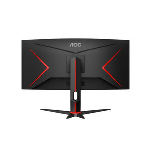 Aoc g2 cu34g2/bk led display 86 4 cm (34") 3440 x 1440 pixels quad hd noir  rouge