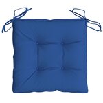 vidaXL Coussins de chaise 2 Pièces bleu 50x50x7 cm tissu oxford