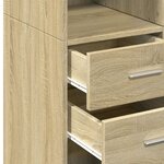 vidaXL Armoire de rangement chêne sonoma 70x42 5x225 cm