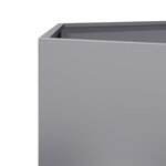 vidaXL Jardinière hexagone 69x60x45 cm acier galvanisé