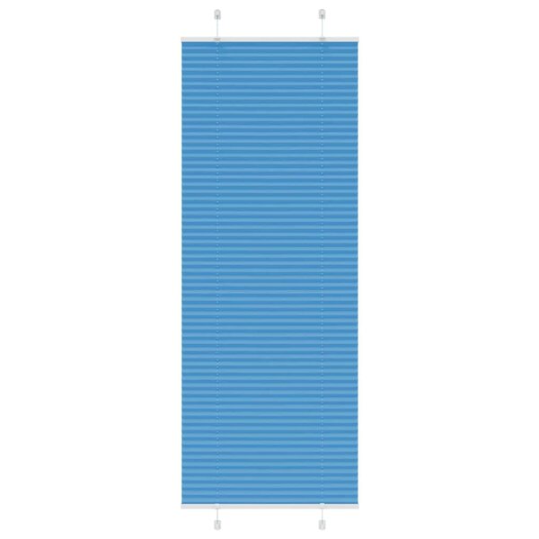vidaXL Store plissé bleu 80x200 cm largeur du tissu 79 4 cm polyester