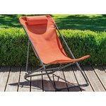 Chilienne en acier et toile globe (lot de 2)