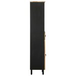 vidaXL Armoire de salle de bain 38x33 5x160 cm bois massif de manguier