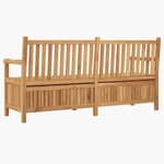vidaXL Banc de Rangement de Jardin Marron 228 x 60 x 90 cm