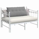 vidaXL Coussin de Dos Gris clair 100 x 19 x 50 cm tissu