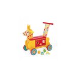 Porteur en bois colore Lama