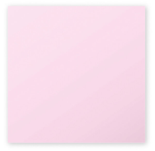 Paquet de 25 Cartes Simples 210g 135x135 rose dragée Clairefontaine