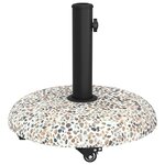 vidaXL Pied de parasol Multicolore et noir 45 x 45 x 40 cm